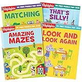 Highlights My First Puzzle Fun Collection 2021 4-Book Set