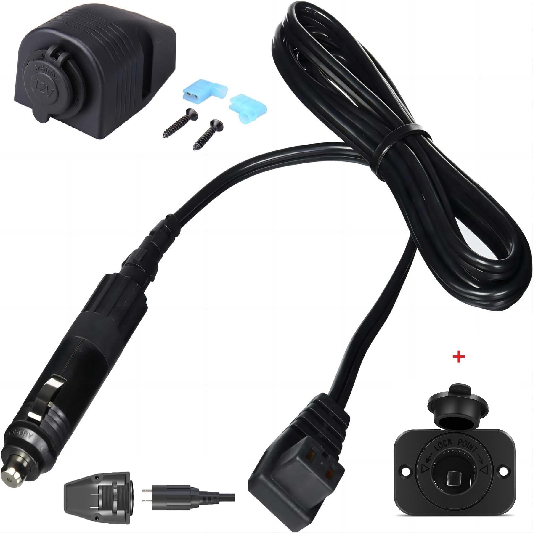 Amazon.com: Threaded Socket Surface Mount Outlet,10910076 DC Power