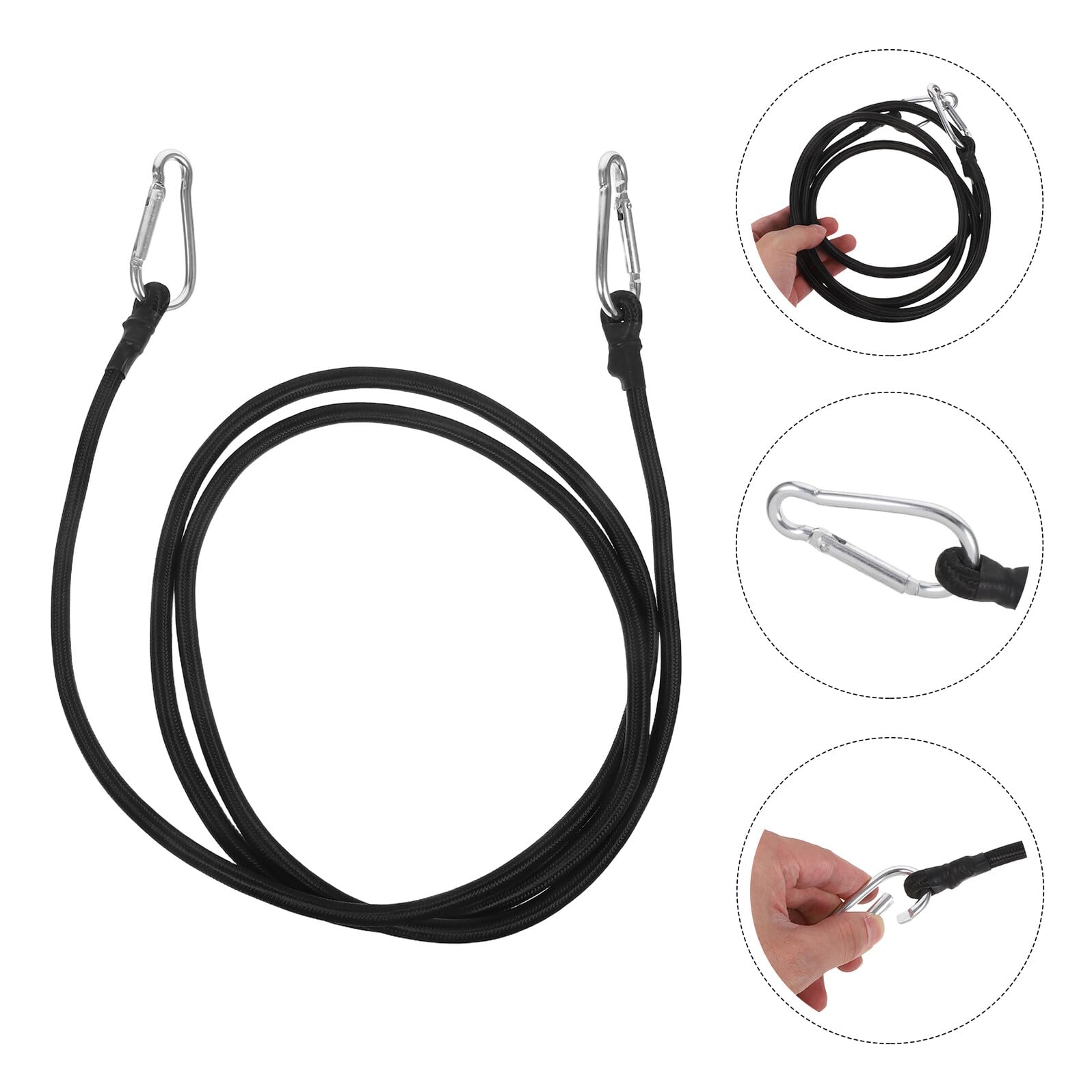 IMIKEYA 4 Pezzi Accessori per Biciclette Cinghie per Portabici Cinghie Elastiche in Gomma per Biciclette Corde Elastiche per Assemblare Moto per Manubrio