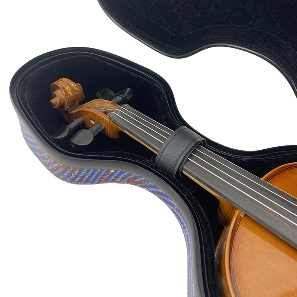 Custodia per violino 4/4 in fibra di carbonio da viaggio aerea leggera guscio rigido con archetto Protezione durevole per la conservazione