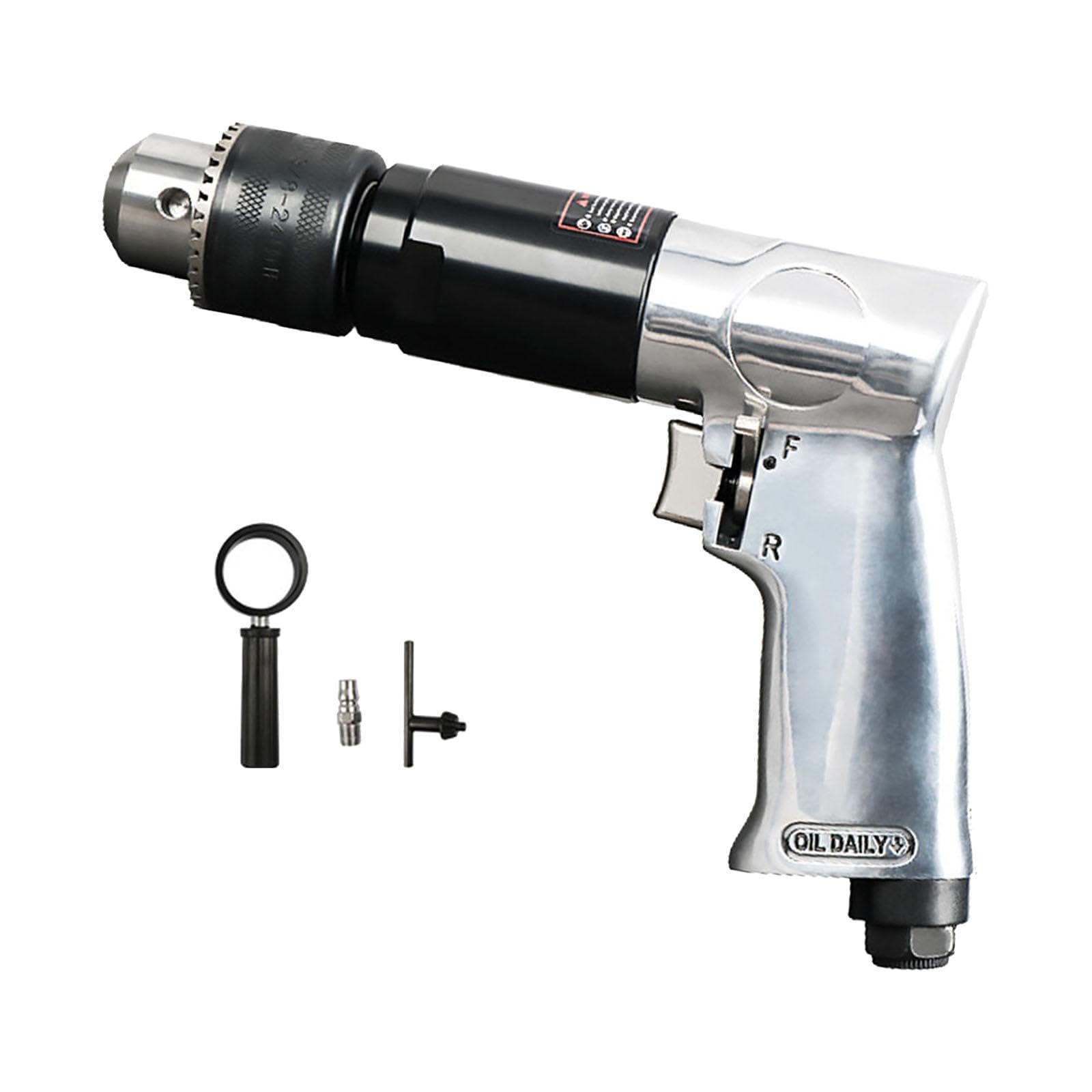 Trapano Pneumatico Da 1/2" con Funzione Reversibile E Connettore per Uso Meccanico
