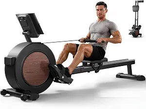 UMAY Magnetic Rowing Machine for Home, 16-Level Resistance, Quiet & Joint-Friendly