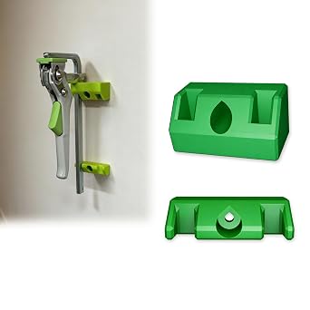 Compatible with Track Saws, Compatible with Track Saw Accessories, Set of 3 Brackets (Holds 2 Rails), Space-Saving, Sturdy, for Workshop/Garage/Work Vehicle