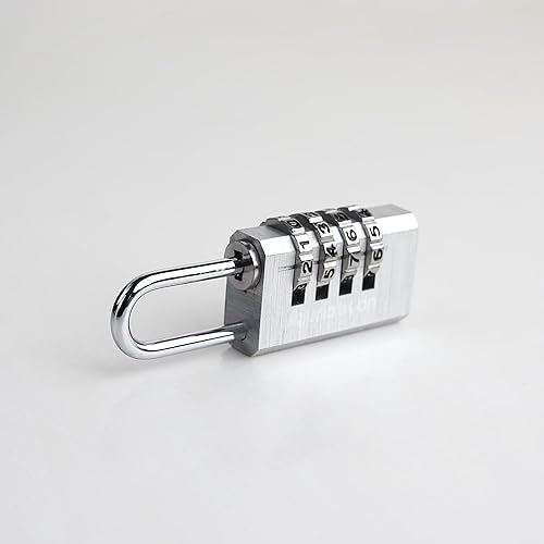 Miniatura 2 de Cerraduras de equipaje pequeñas, cerradura combinada con código para artículos esenciales de viaje, combinación de candado pequeño, candado de