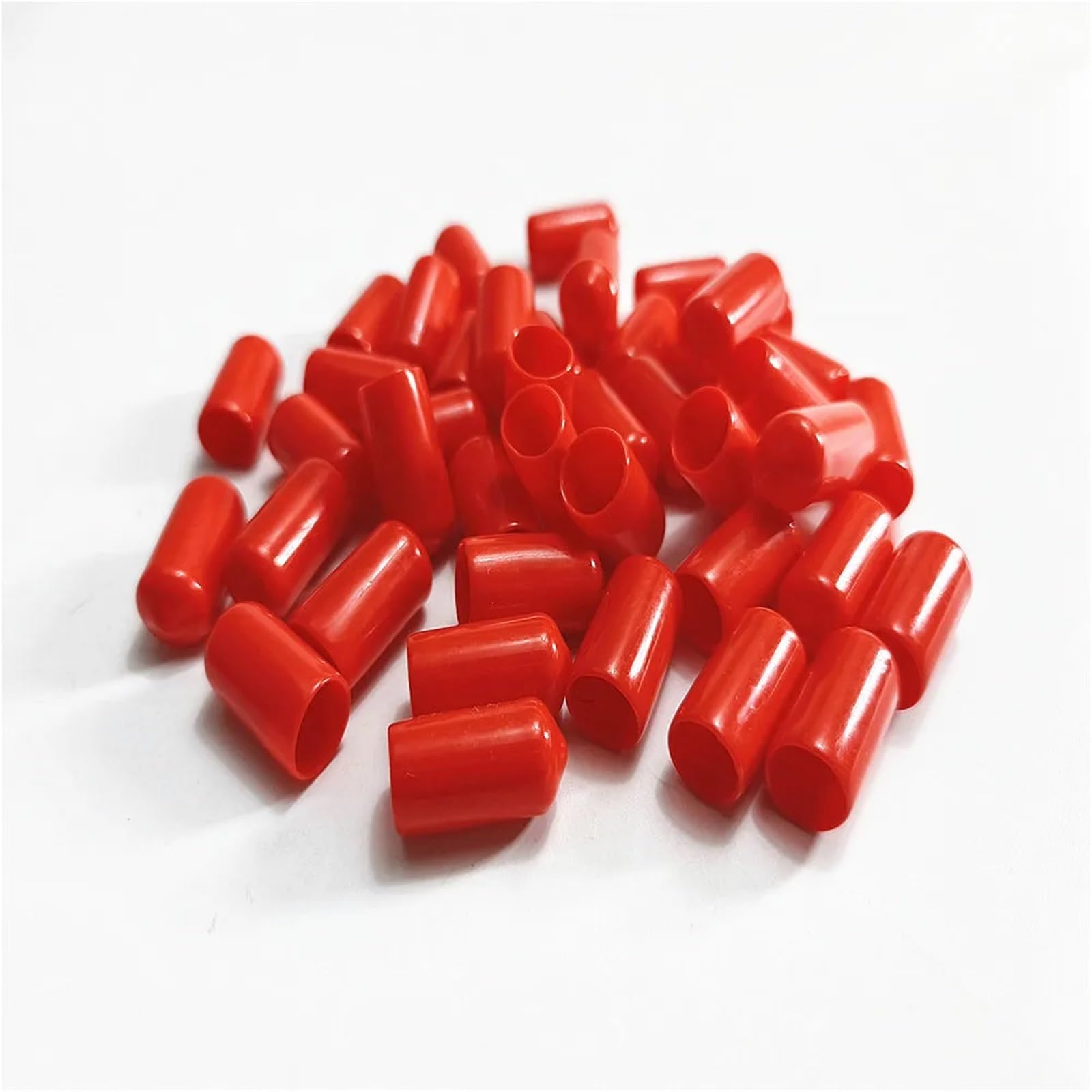 Xinglongs Red Pvc Cap Rubber End Caps Id1.3mm To Id2.5mm Pvc With Different Colors Cable Insulation Thread Cover Waterproof Cap(,Id2.5mm,1000Pcs)