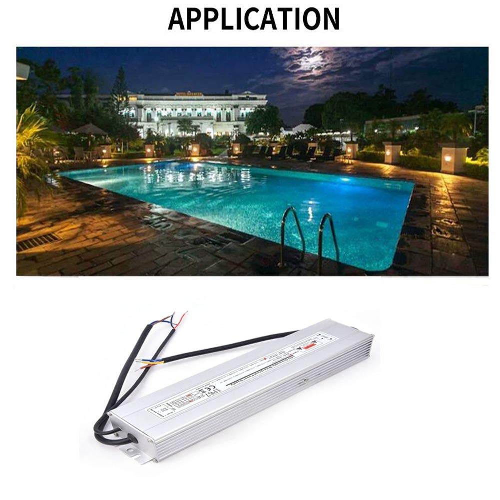 Alimentatore LED, IP67 Impermeabile 24V 100W 4.17A Alimentatore dimmerabile Ingresso LED AC170-260V (50/60Hz) Ingresso 24V 100W 4.17A