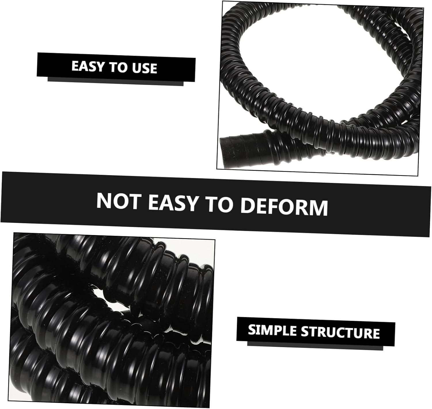 Zerodeko 1set Extended Drain Hose Kit Rv Bilge Drain Hose Pipe for Yacht Boat Bilge Pump Flexible Water