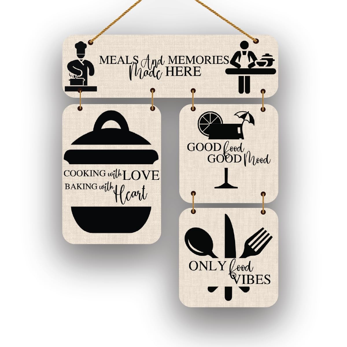 ARTELLY Kitchen MDF Wall Hanging for Cafe Restaurant Bar Coffee Tea Wooden Wall Hanger/Quotes Decor items for Home Kitchen Decoration - Decorative Items Gift (Art Deco, 2) (B0CF8GRD91) Amazon Price History, Amazon Price Tracker