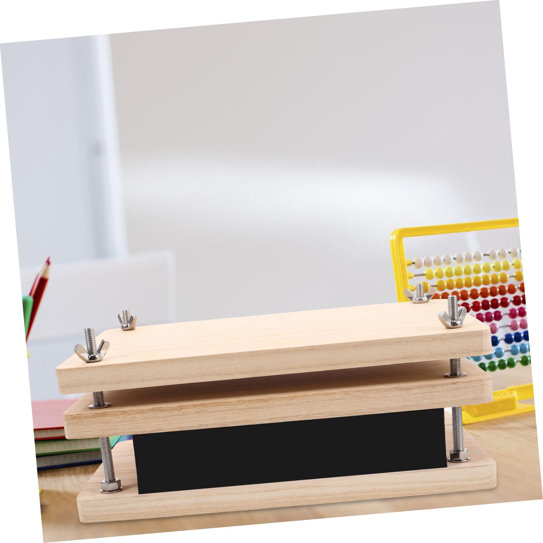 SEWACC 1 Juego Kit de Encuadernación de Libros para Principiantes Prensa de Madera Multifuncional Herramientas de Bricolaje para Restauración de Libros Antiguos Incluye de de