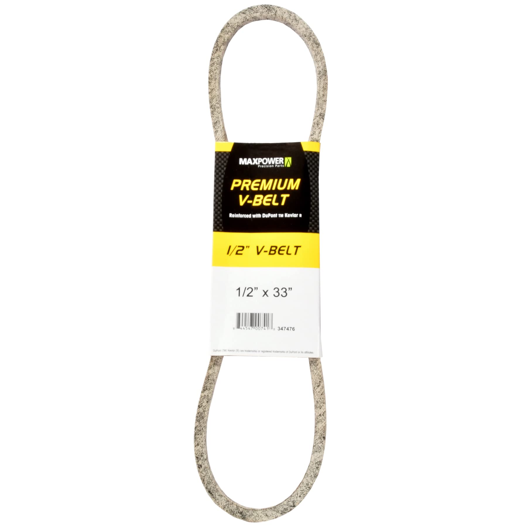 MAXPOWER Courroie Trapézoïdale Renforcée Kevlar 3L320 | 3/8'' X 32'' | 347437 | Haute Résistance Chaleur & Huile | Jardinage Moteur