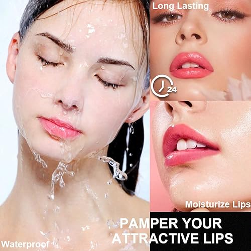 Miniatura 5 de BINGBRUSH - Labial que cambia de color con aloe vera, bálsamo de labios, larga duración, nutricional, hidratante, cambio de temperatura,