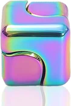 Fidget Spinner for Adults, Spinner Fidget Toys, Multifunction Stress Relief Toys Adults Square Bright Color Gyro Decompression Toy Suitable as A Stres...