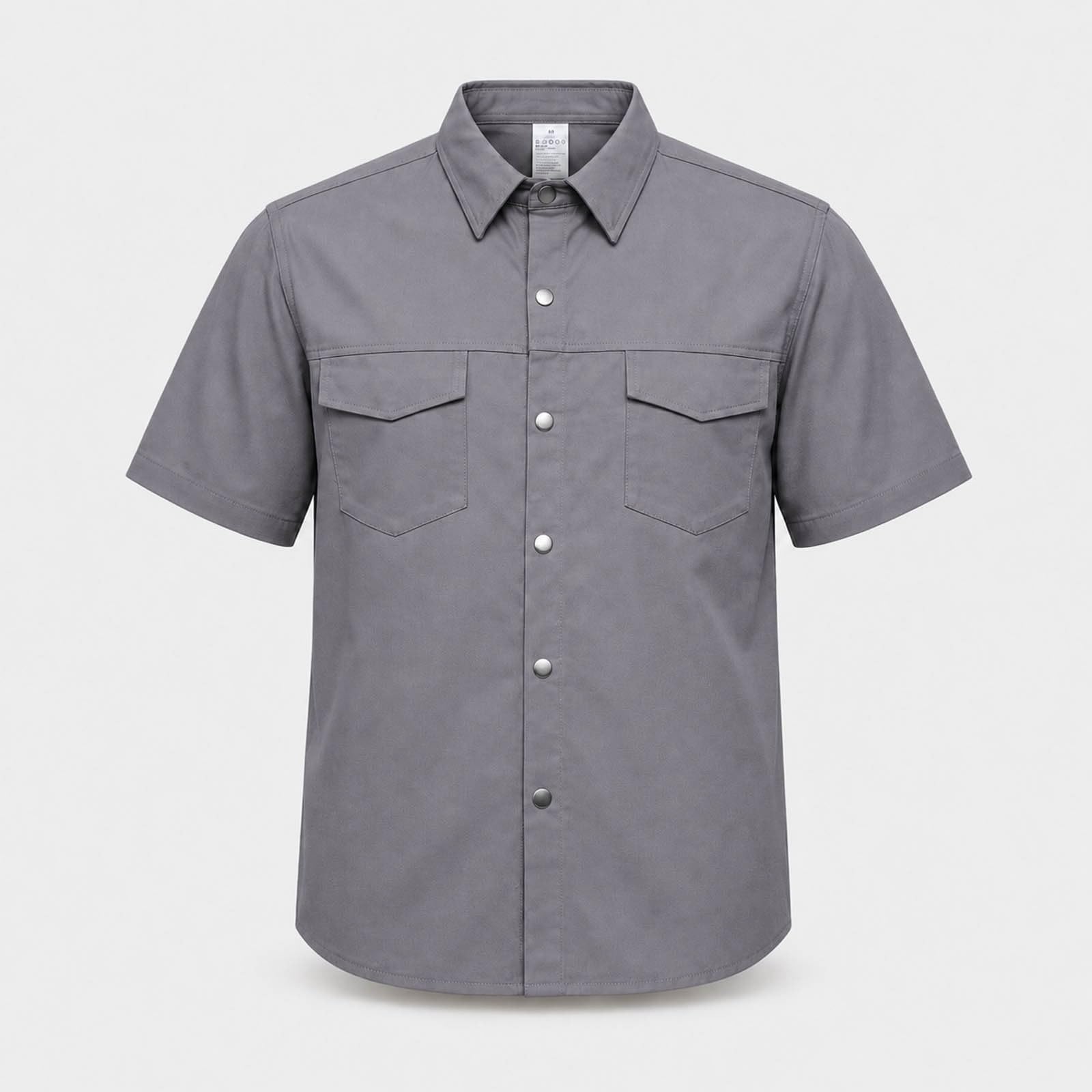 Tuta da jogging da uomo, pantaloni cargo corti | Camicia da lavoro da uomo con abbottonatura, multitasche, robusta, per giardinaggio, fai da te, all'aperto, leggera e comoda