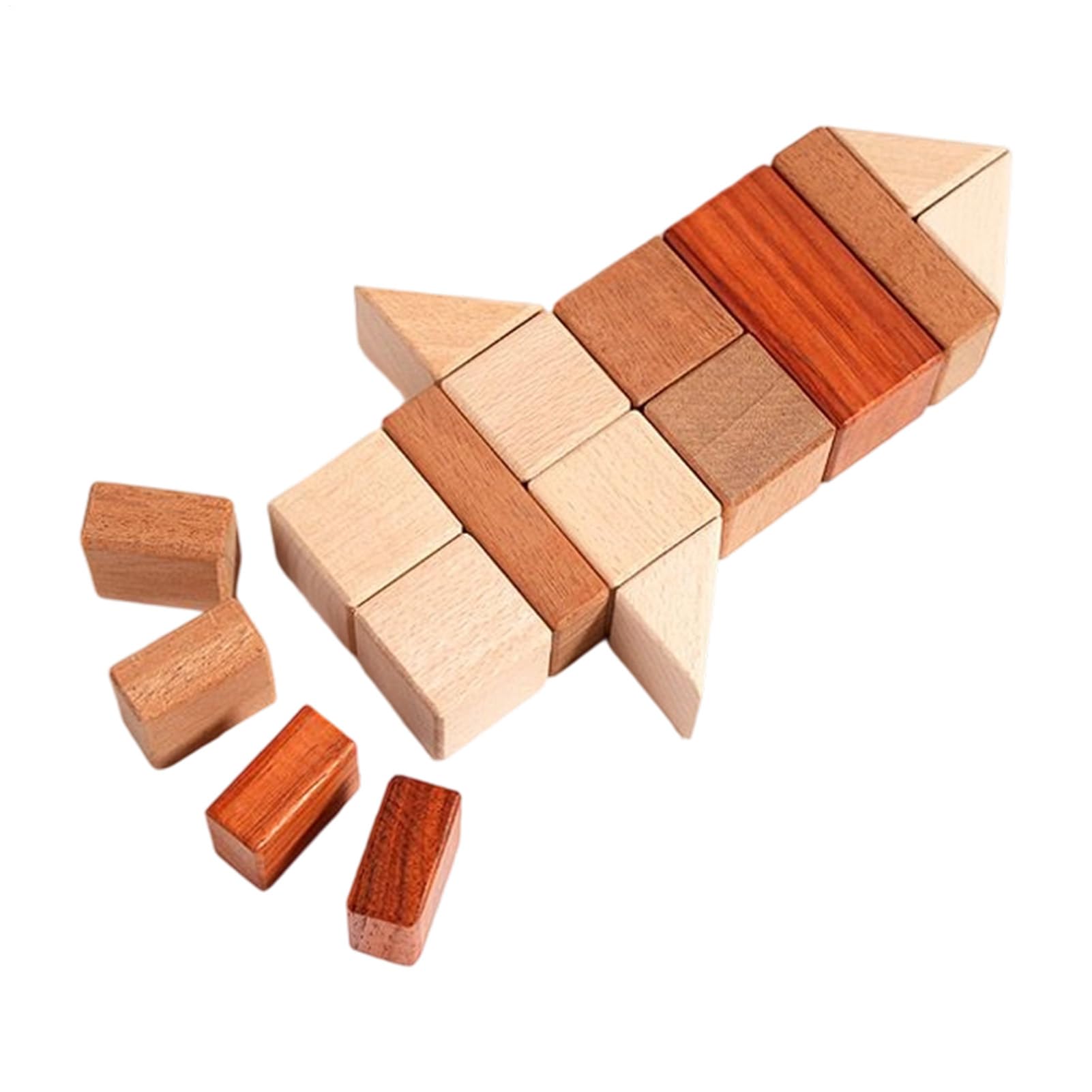 Builts Blocks: 50 sztuk edukacyjny zestaw do układania w stosy dla dzieci drewniane kolorowe kształty narzędzie do nauki w domu przedszkolu klasie szkolnej przedszkolu podróży