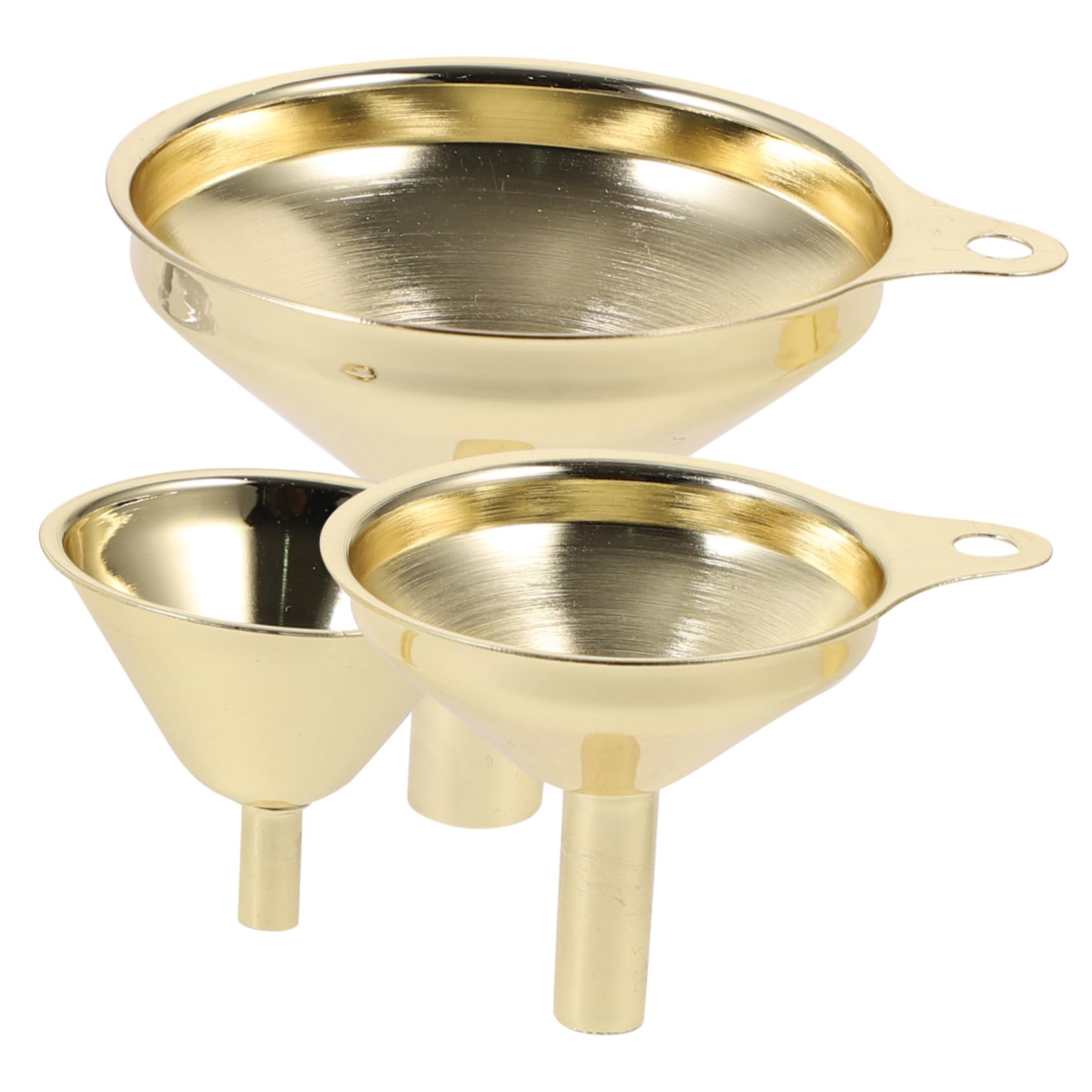 Alipis 12piezas Embudo Inoxidable Para Cocina Para Transferir y Salsas Herramienta Práctica Para Cocina y