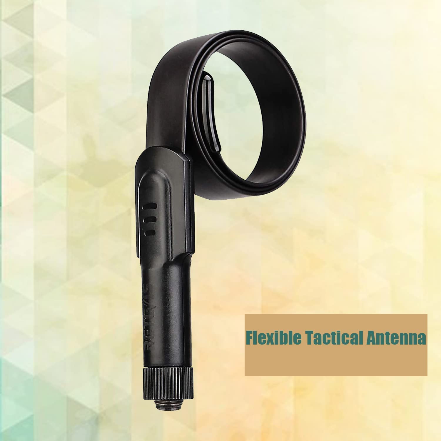 Retevis HA05 SMA-F Antena Táctica, Doble Banda VHF/UHF Antena, Plegable Antena de Alta Ganancia Compatible con Radio Bidireccional Retevis RT5R RT5 H777 Baofeng UV-5R UV-82 Walkie Talkie (1 Pieza)
