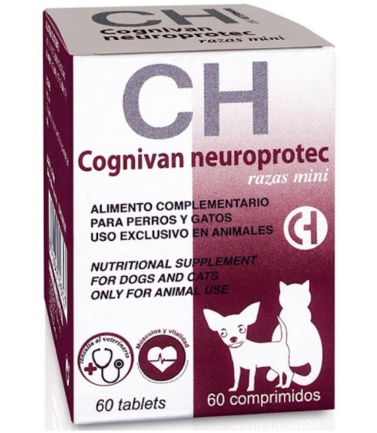 Cognivan Neuroprotect Razas Mini Y Gatos 60 Comprimidos