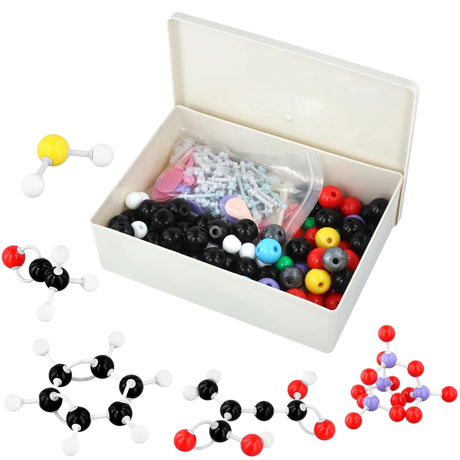 qwork 307 pièces kit chimie modèle
