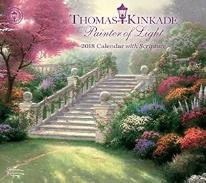 Thomas Kinkade Painter of Light 2018 Calendar With Scripture