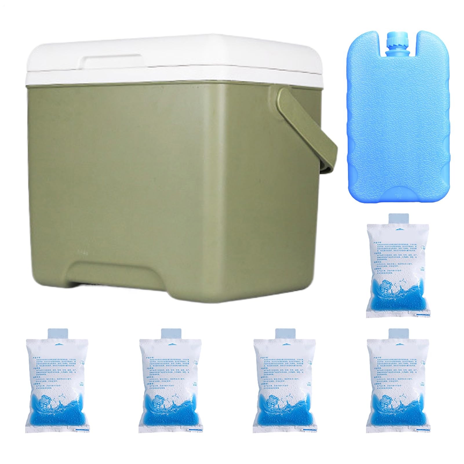 Termoizolacyjna Lodówka 13,8 l szczelny izolowany pojemnik na żywność z | Twarda chłodziarka Chiller Outdoor: piknik, wędkarstwo, wędrówki, plażę, podróże, tailgating, wycieczki