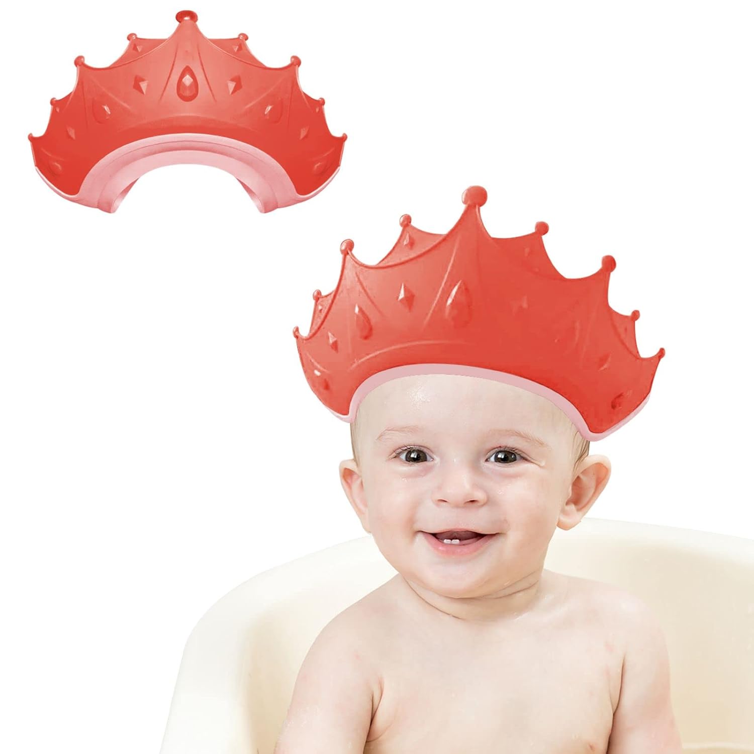 AZXIVIZ Baby Shower Cap Silicone for Children, Soft