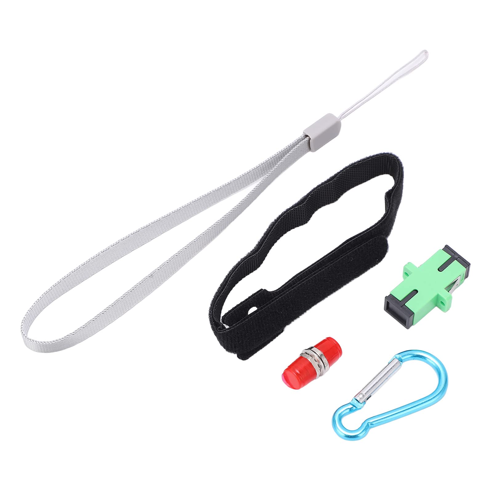 FTVOGUE Cable de Lanzamiento de Fibra OTDR, Cable de Extensión de Prueba de Fibra Monomodo ABS SC a SC 2000 M 6561,7 Pies, Pulso de 80 Ns, con Acopladores para Técnicos de Pruebas OTDR