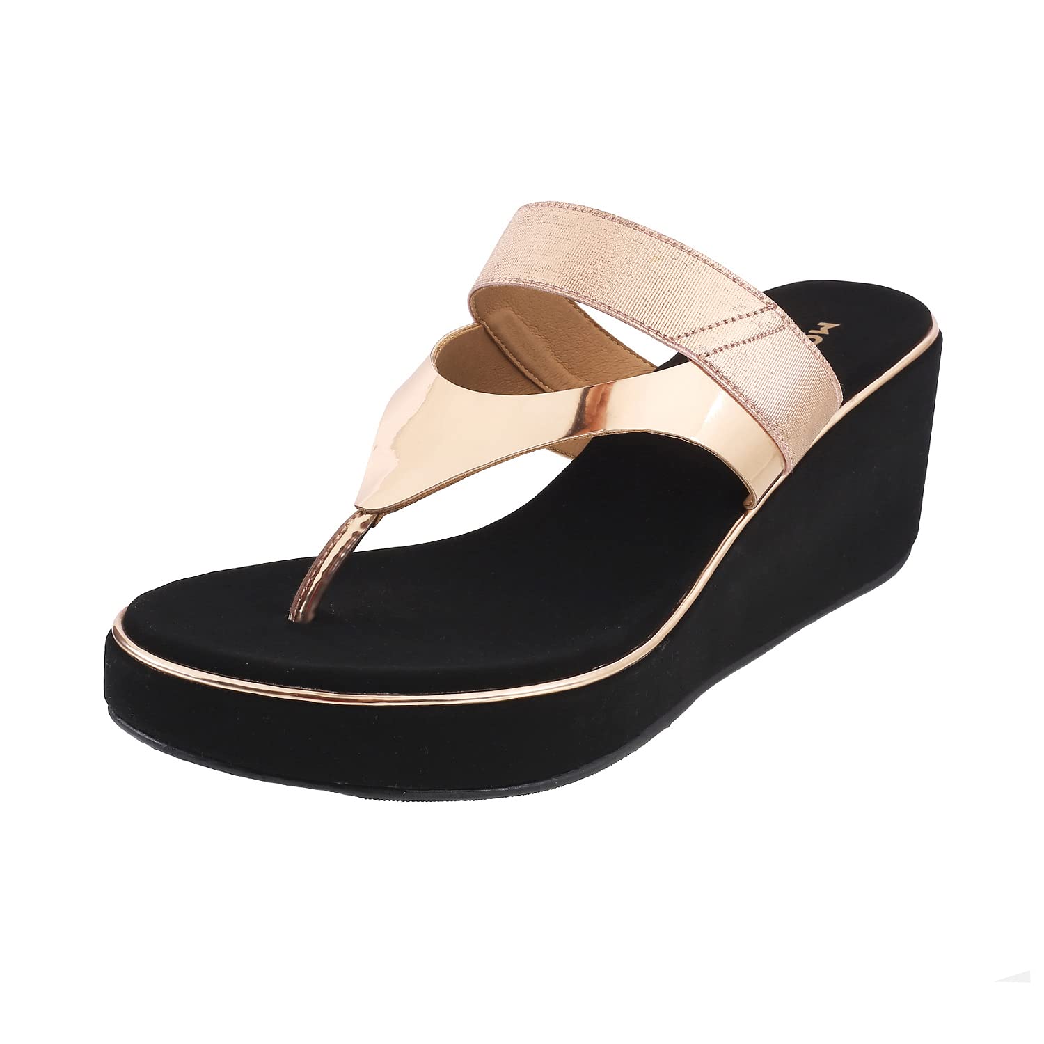 Mochi Womens Synthetic Rose Gold Slippers (Size (4 UK (37 EU)) (B09SHTQ4TD) Amazon Price History, Amazon Price Tracker