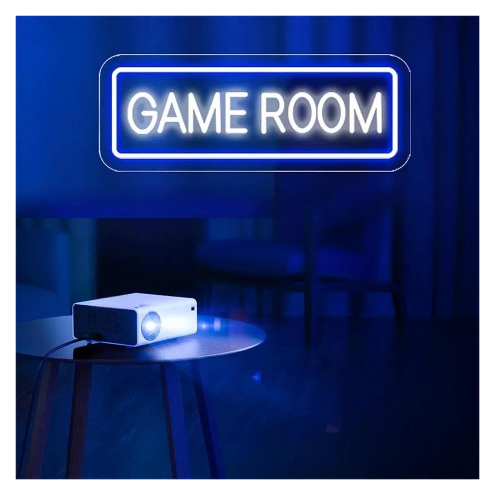Luci al Neon Da Parete Insegna Al Neon Per Sala Giochi, Insegna Al Neon Per Videogiochi, Luce A, Decorazione Da Parete Per Cameretta Dei Bambini, Personalizzata Per Neon 30x11cm(UN)