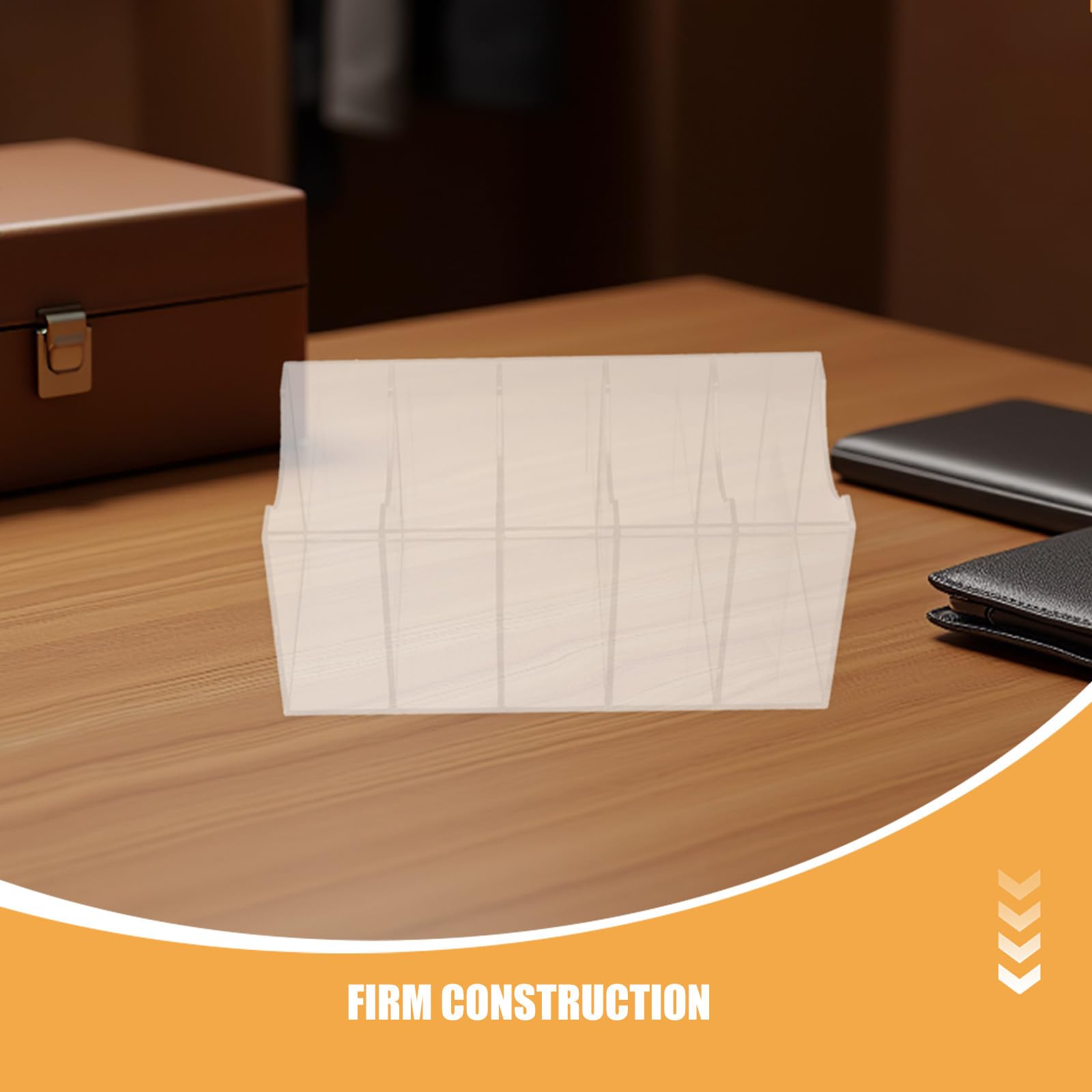 Organizador 2 de Acrílico Transparente Cinturón 5 Compartimentos Piezas y Fácil Mantenimiento y Almacenamiento Ordenado para Armarios Exhibidores