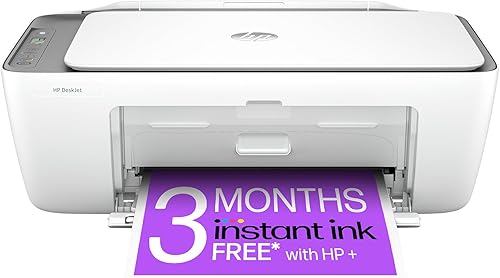 HP DeskJet 2820e All in One Printer | Perfect for Home | Colour | Wireless | Print, Scan & Copy | 3 Months of Instant Ink Included Easy Setup & Reliable Wi-Fi| Cement