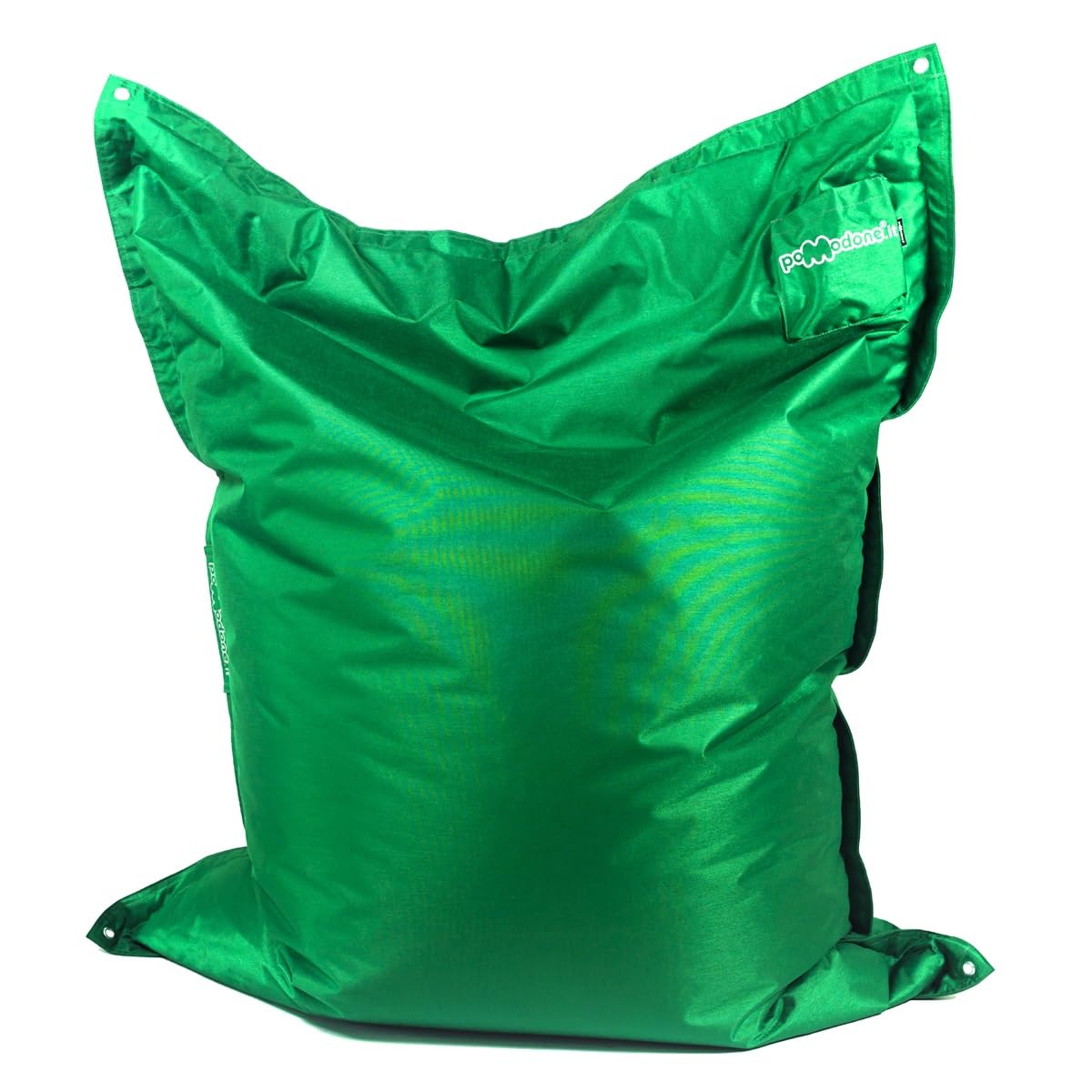 pomodone Pouf Poltrona Sacco Grande, Puffo per Sedersi Ergonomico, Pouf a Sacco Morbido in Tessuto Impermeabile, Antimacchia Comoda Poltrona a Sacco, Made in Italy pouf Verde
