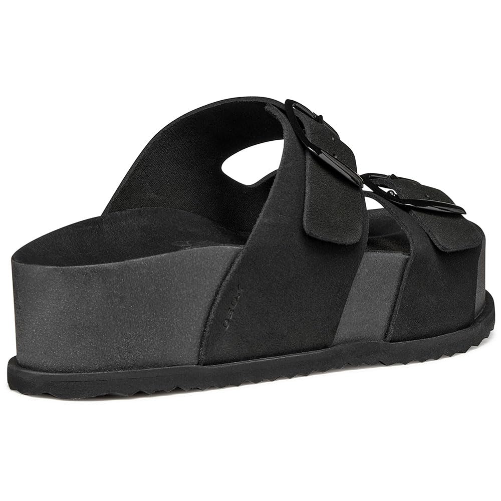 Geox D Sandybett High A, Sandalia Plana Mujer