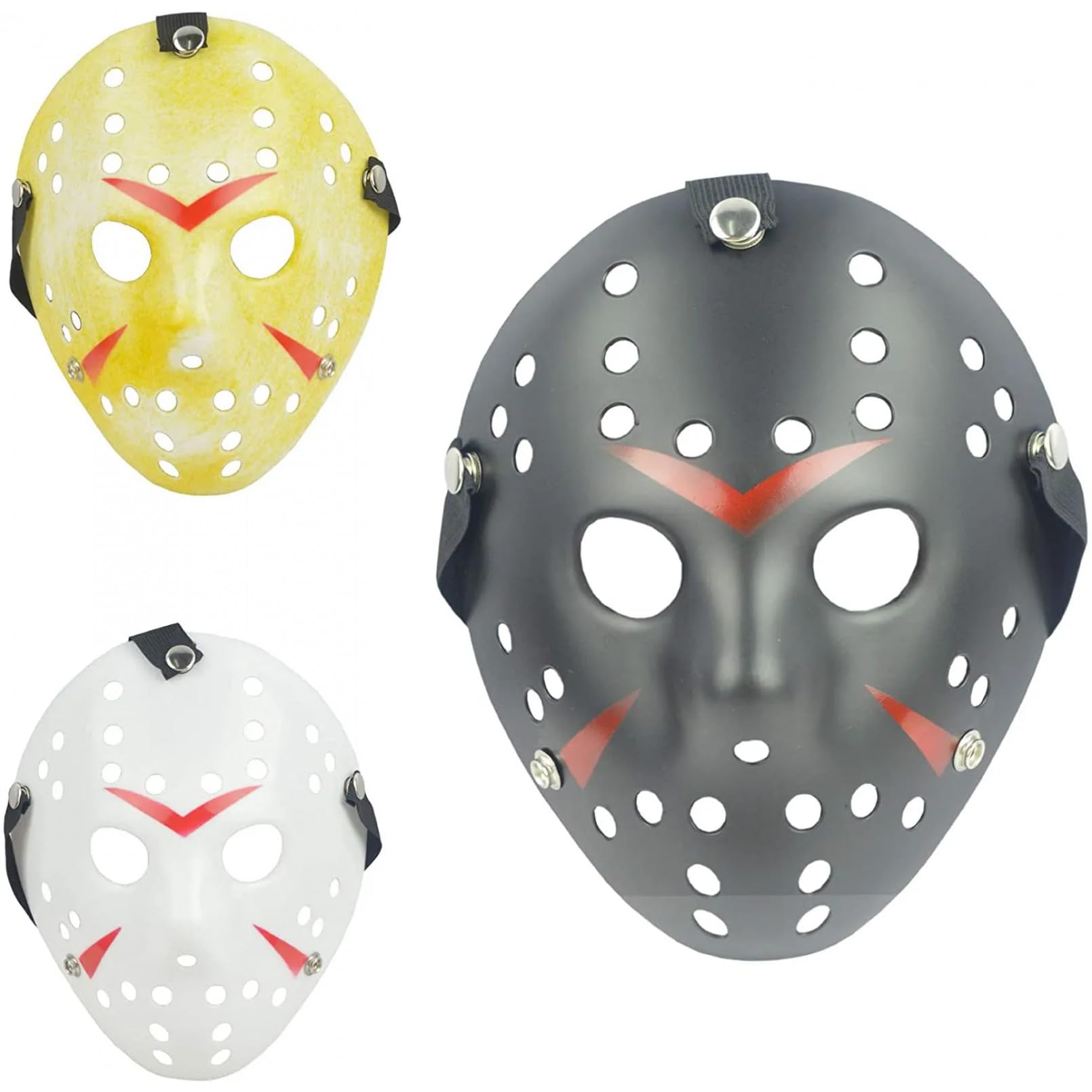 YEKIM Maschera 3 pezzi di maschere, ballo in maschera, maschere per giochi di ruolo di Halloween