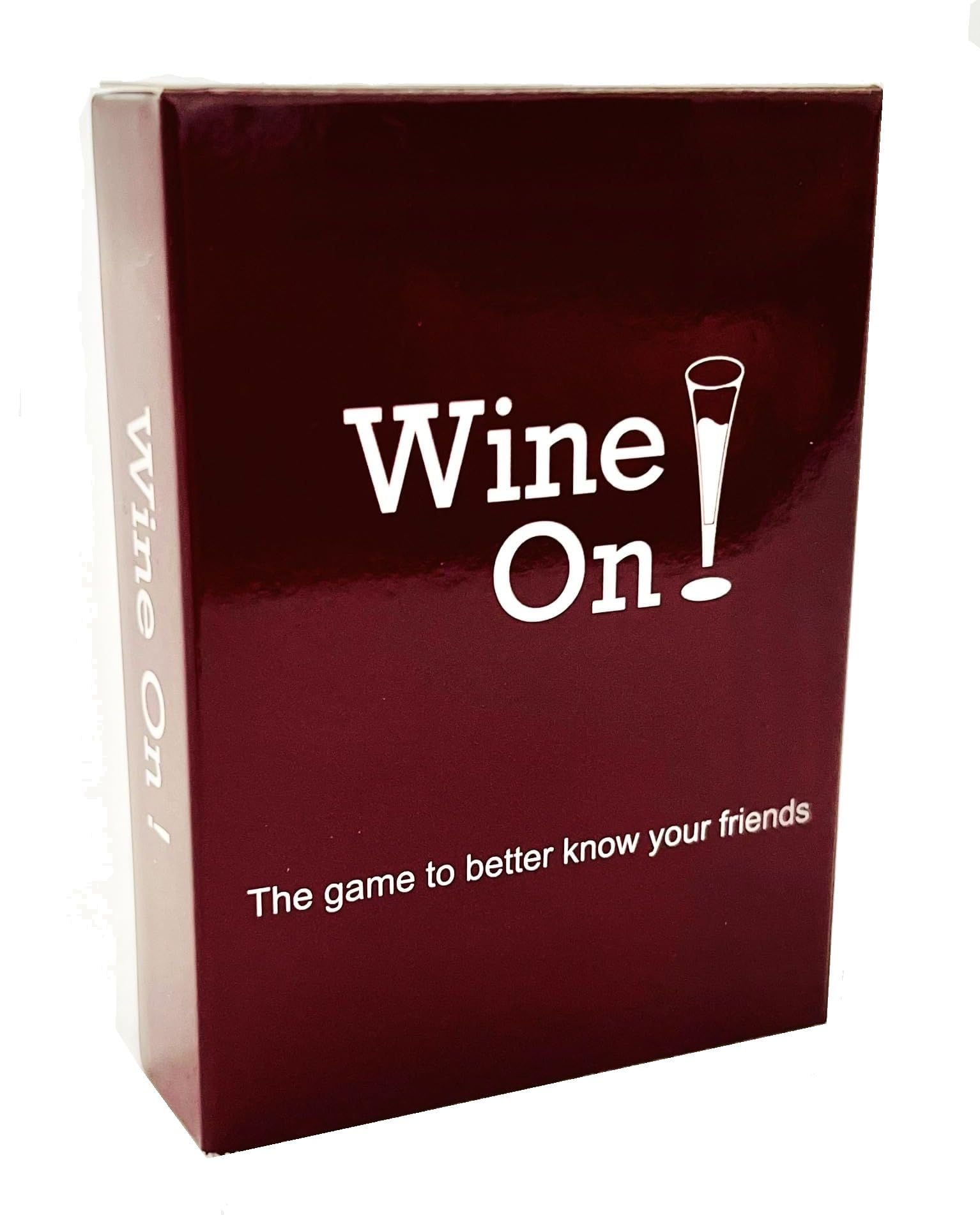 Maks Products Wine On! The Wild Adult Card Game That Gets Everyone Talking. Drinking Party with Friends.