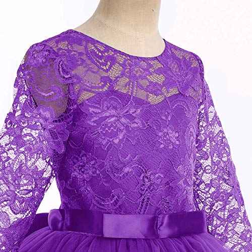 Robe de princesse violette pour réaliser les rêves des jeunes filles - 4