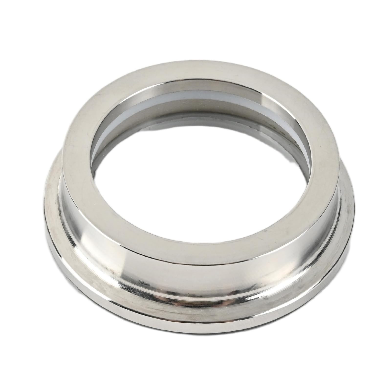 Qiimii 1.5" Ss316 In-Line Sight Glass With Clamp End, Flow Sanitary Straight Sight Glass Tri-Clamp