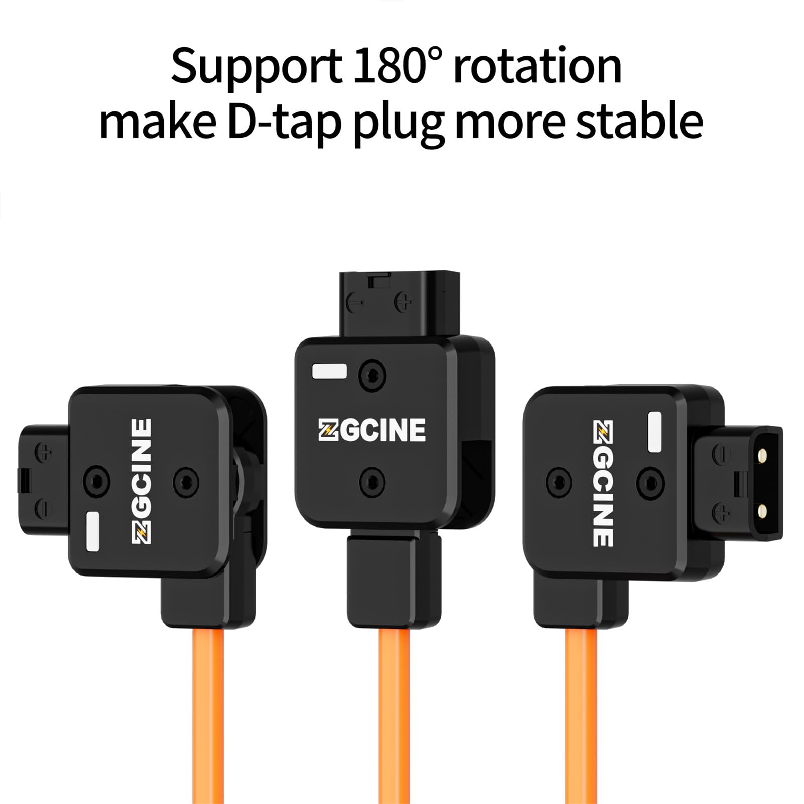 D-Tap Auf Komodo 6K Stromkabel – Rechtwinklig & Drehbar, 30 Cm Verstellbar | Für V-Mount/Gold-Mount Akkus An RED Komodo Kamera