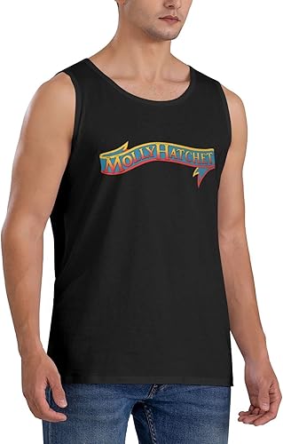 Miniatura 2 de XENITE Molly Music and Hatchet Men's Tank Top Graphic Gym Muscle Tee Casual Sleeveless T-Shirt Black