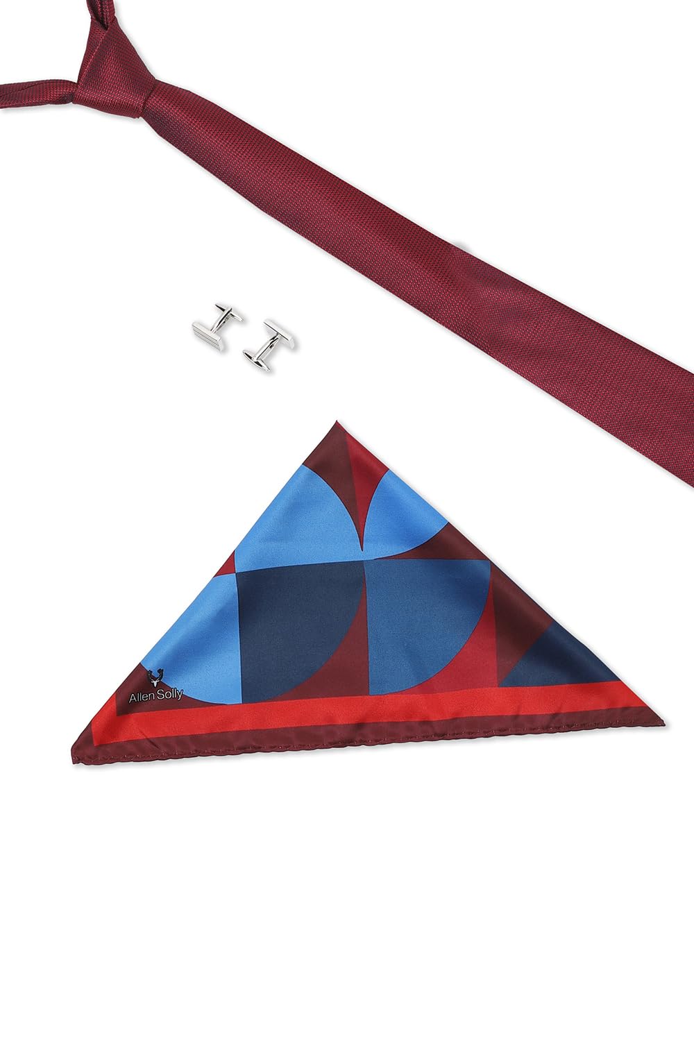 allen solly Men Tie and Pocket Square-picture-12