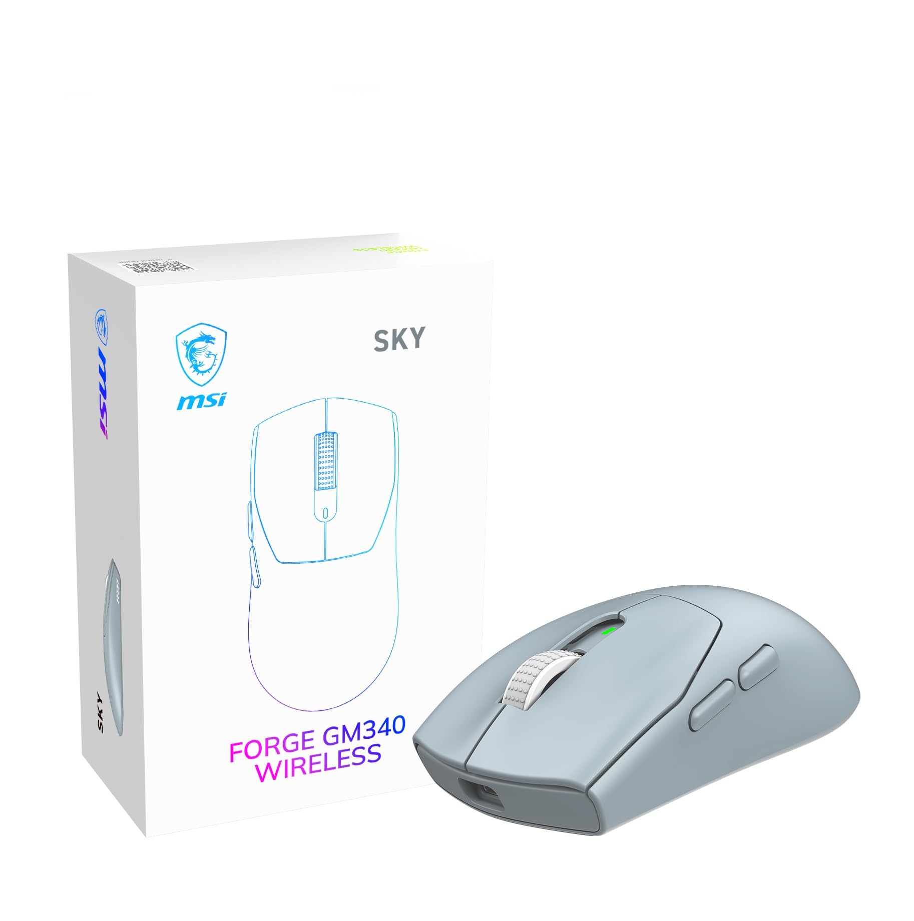 SKY　モニター、ゲーミングマウス Amazon.co.jp: MSI FORGE GM340 W SKY ワイヤレスゲーミングマウス