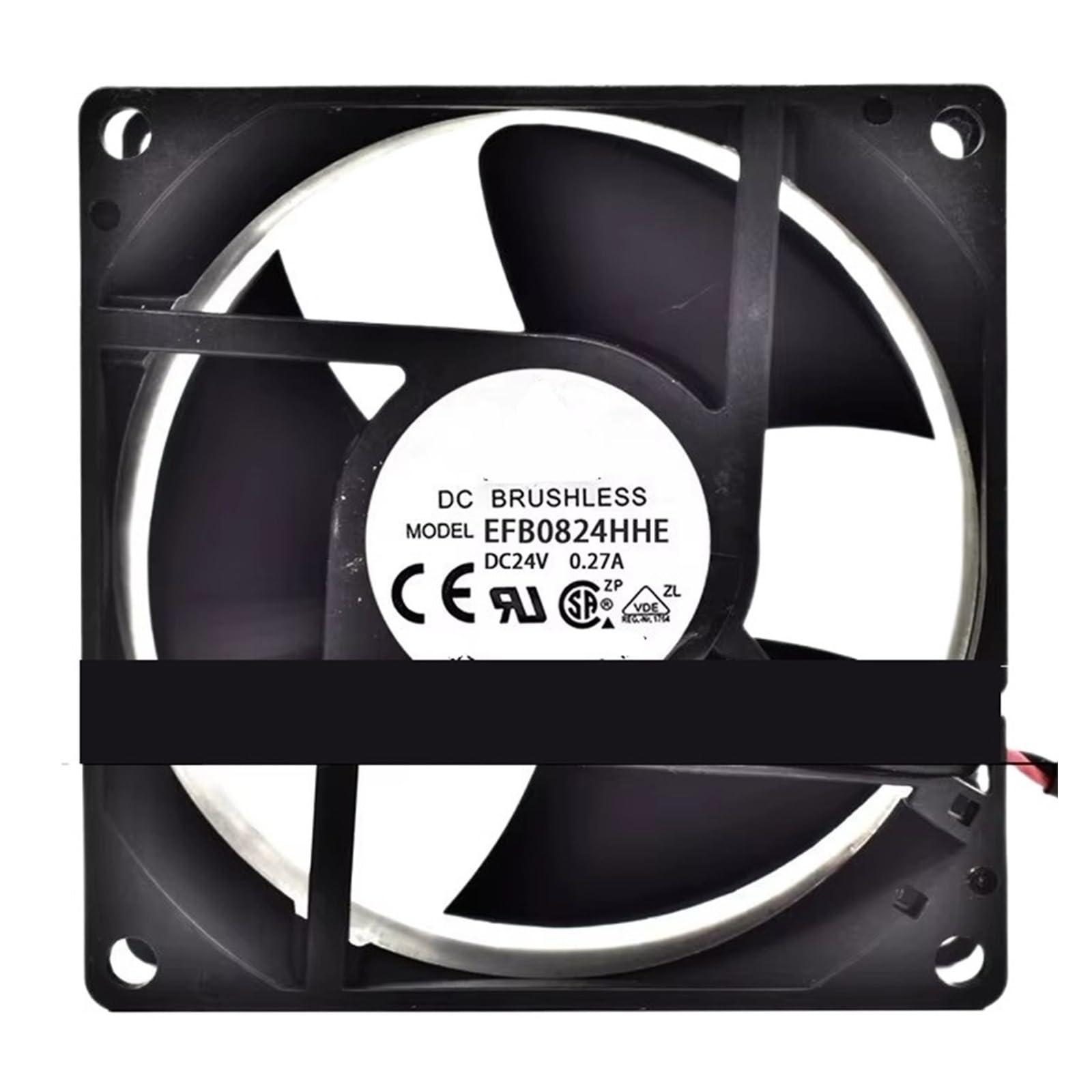 PEQYUACTE EFB0824HHE Cooling Fan 24V 0.27A 80x80x15mm 2-Wire
