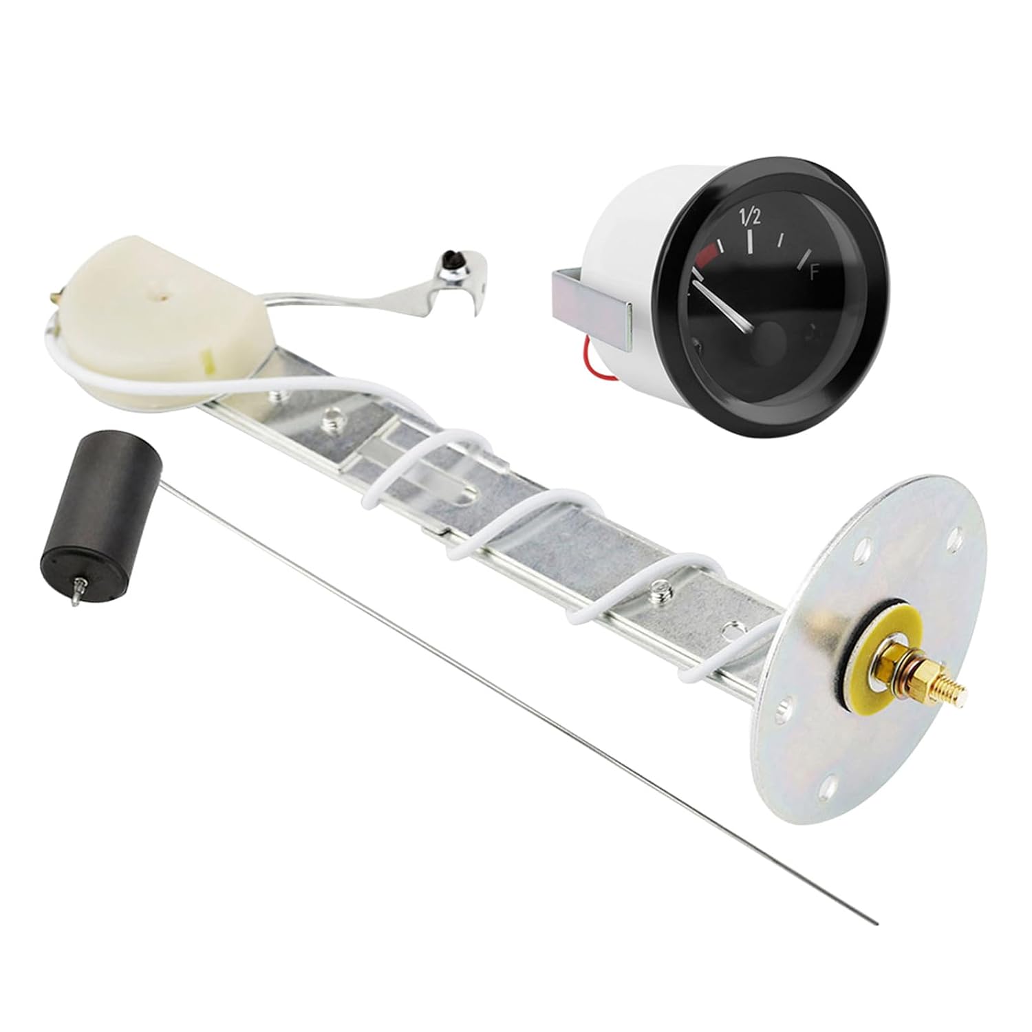 Gatuida 12v Oil Level for Cars Led Display Gauge Accurate Oil Measurement Compatible Vehicles Compact Design for Easy Installation