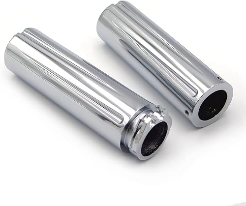 Miniatura 5 de Motocicleta Motocicleta Cruz End Estilo 1" Empuñaduras de mano para Harley Electra Glide Classic Chrome nuevo