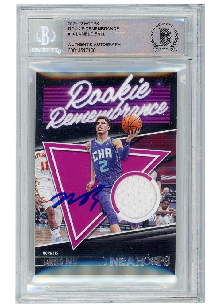 Amazon.com: LaMelo Ball 2021-22 Panini Hoops Rookie Remembrance