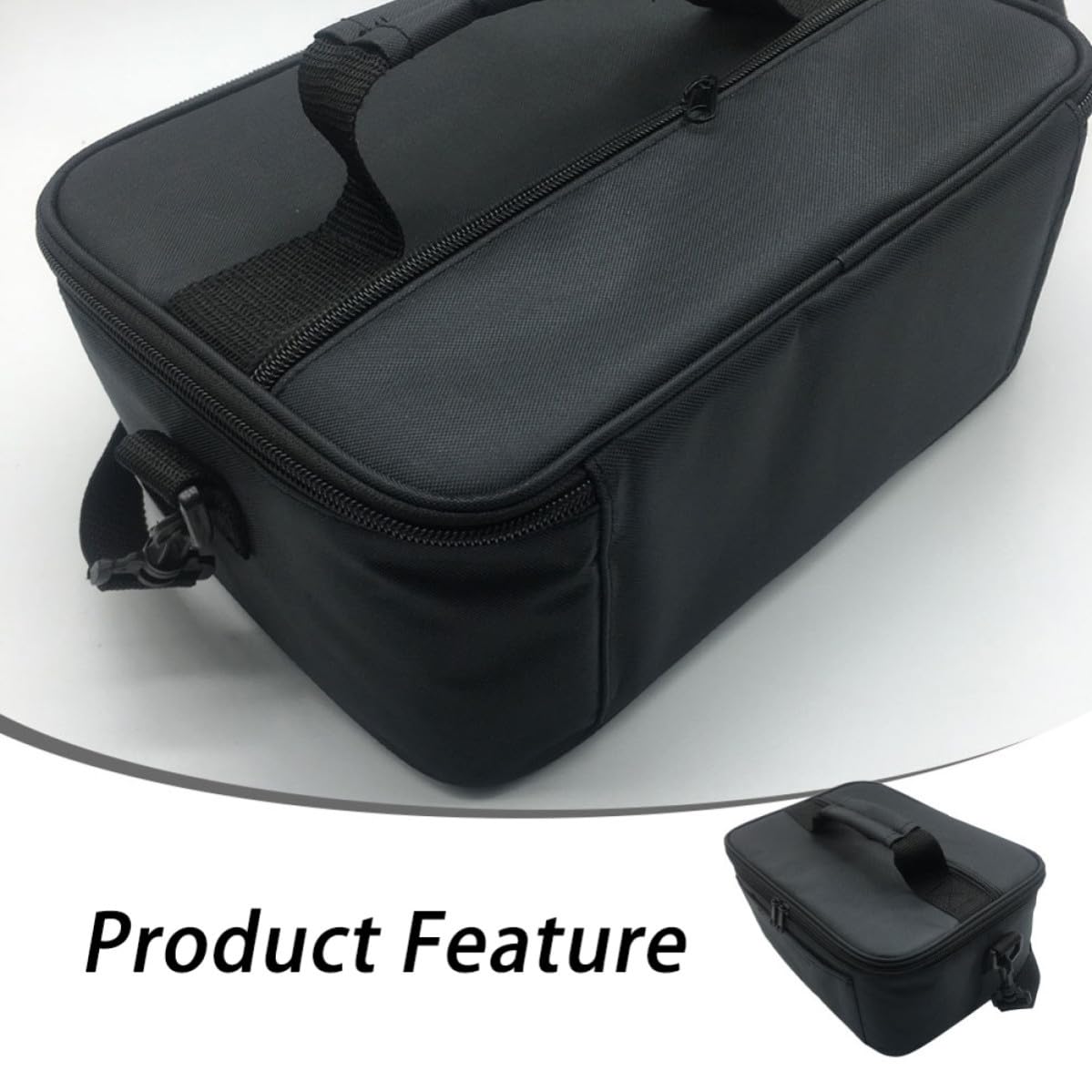Bolsa Térmica para Almuerzo de 20l Tela Oxford Resistente y Ligera, Diseño Asa para Camping y Escuela, Bolsa Bento Portátil y Duradera