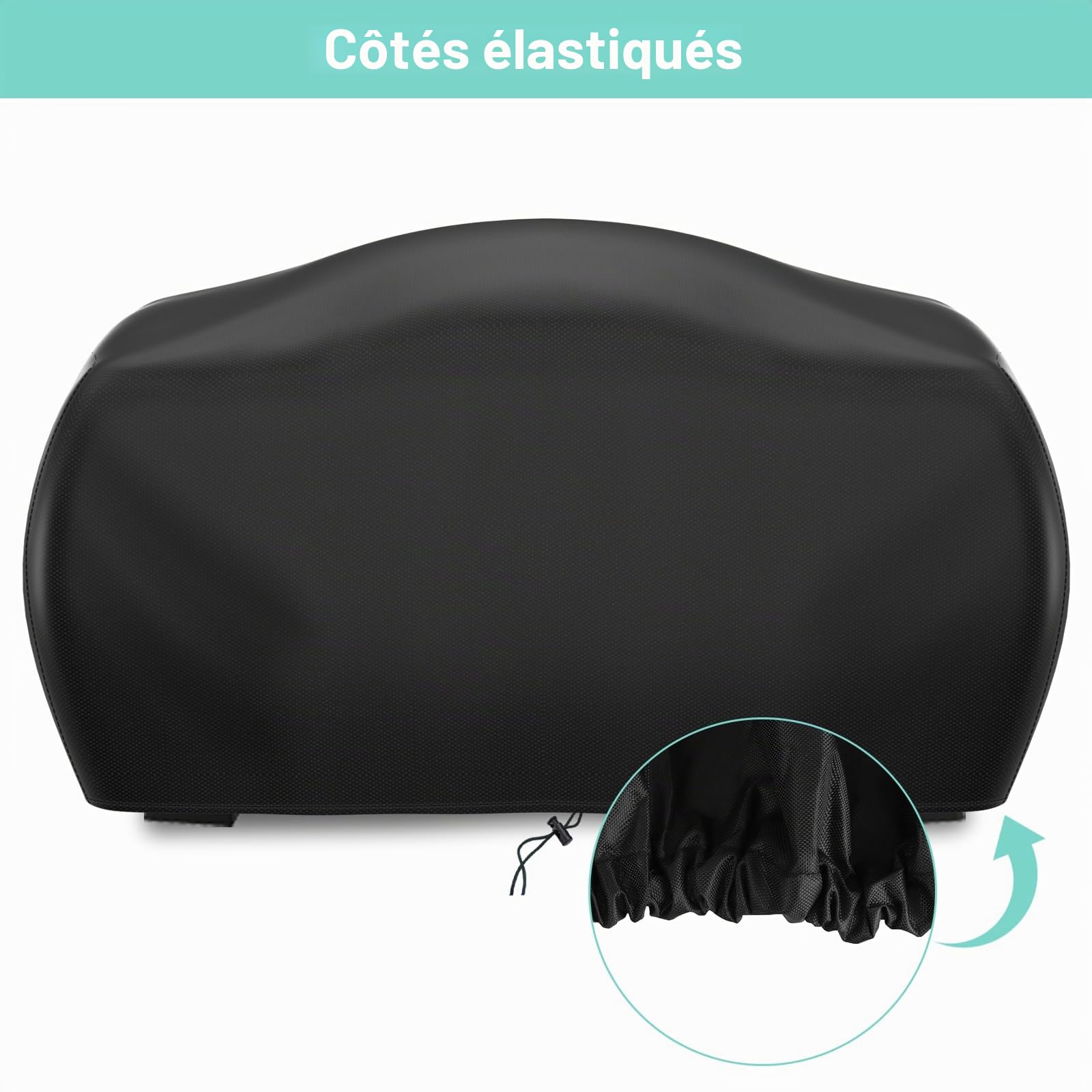 Housse de Gril Ninja Woodfire OG701EU Oxford étanche à la poussière 24"×19"×13" avec Bande élastique