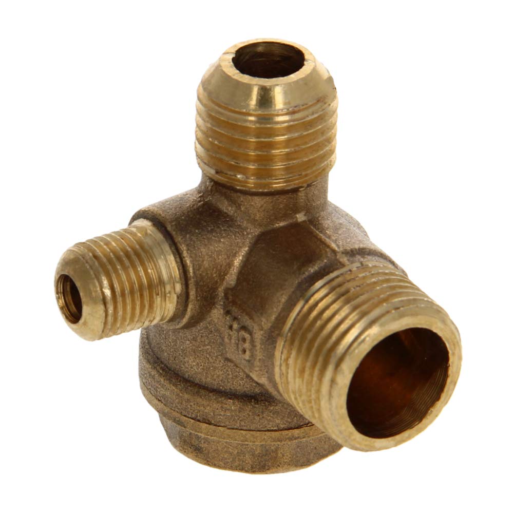 Buy Othmro 3Pcs 3 Way Brass Air Compressor Check Valve 0.63x0.55x0