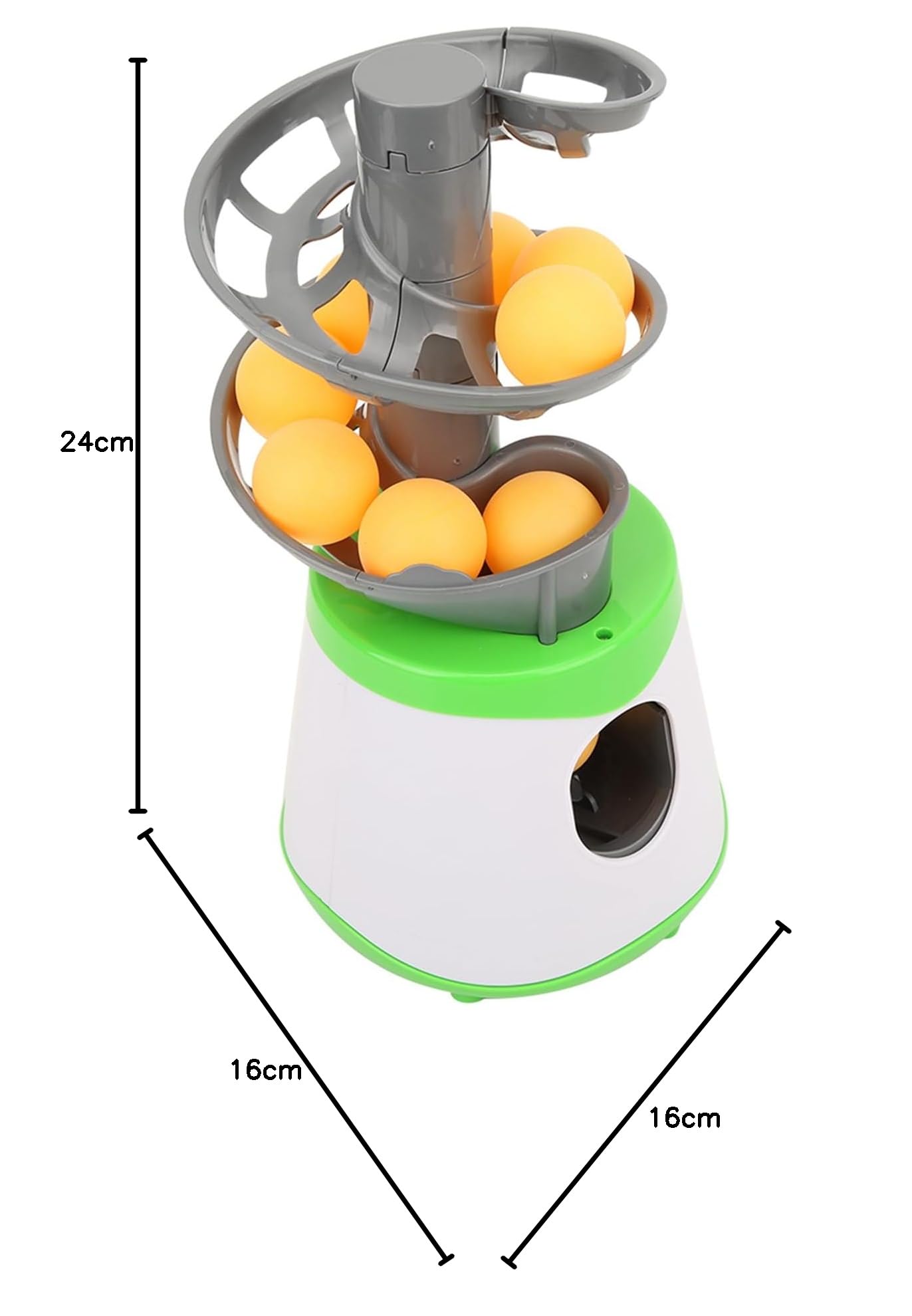 Lanceur de Balle de Tennis, Machine de Bowling de Cricket avec 10 Balles ABS, Entraîneur Automatique