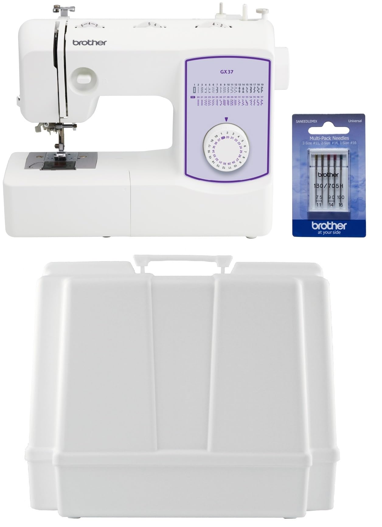Amazon.com: Brother GX37 37-Stitch Sewing Machine, Hard Plastic