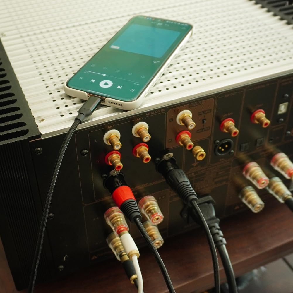Bochara tipo C entrada a doble salida XLR macho cable de audio OFC para altavoces amplificador mezclador 200 cm
